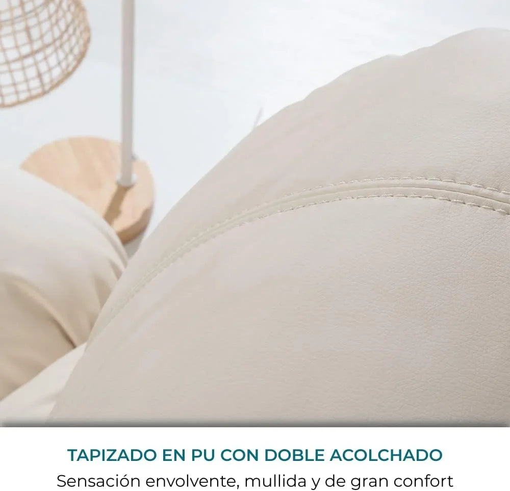 Don Descanso - Sillón Masaje Relax Calor Trevi Negro Reclinable 160º con 8 Motores Silenciosos, Calor Lumbar, Sist. Masaje 4 Zonas y Acabado en PU Anti-Cuarteo [Incluye Mando]. Ideal Gente Mayor