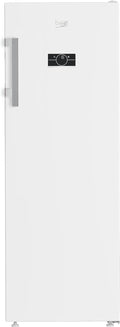 Beko Gefrierschrank B5RFNE295W freistehender Gefrierschrank, 260 l Gesamtrauminhalt, 5 Gefrierschubladen, 2 Gefrierfächer, NoFrost, Türalarm, 38 dB, Weiß