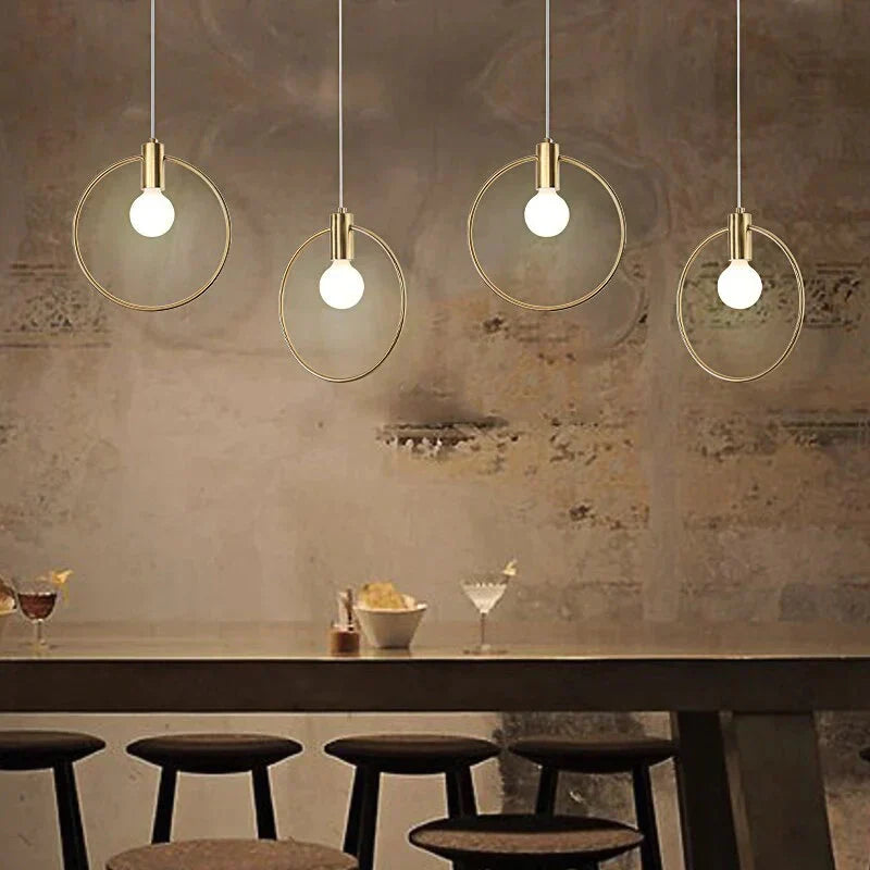 Nordic Ring-Pendelleuchte – modernes Industriedesign