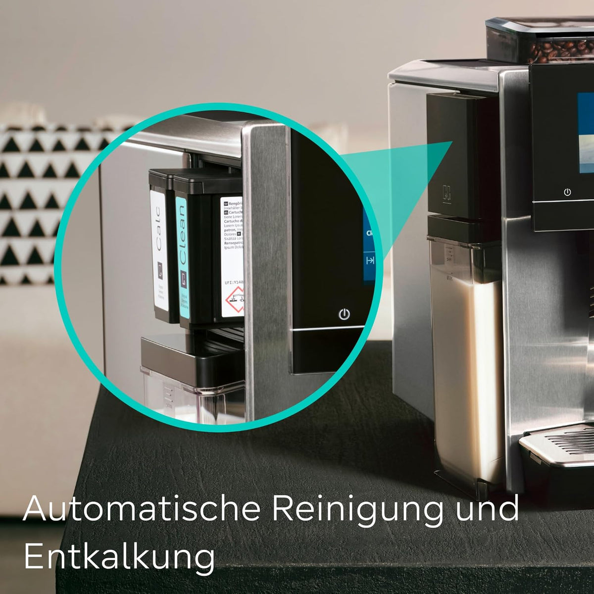 Siemens Kaffeevollautomat EQ900 plus TQ905DZ3, 36 internationale Kaffeespezialitäten, individueller Mahlgrad, App-Steuerung, großes Full-Touch-Display, Edelstahl