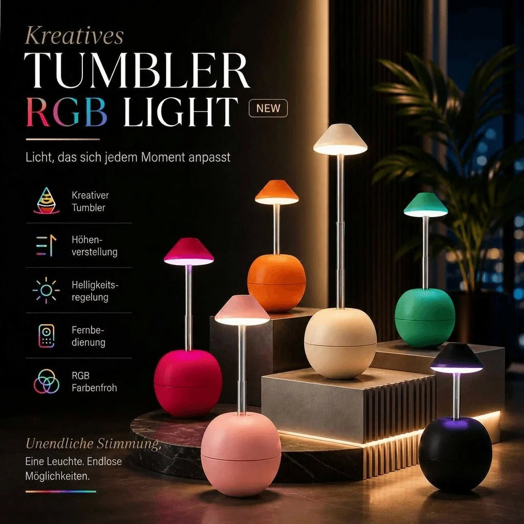 LED Tischlampe mit Fernbedienung | Fernschein