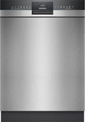 Siemens SN43ES02AE iQ300 Smarter Geschirrspüler Unterbau, 60 cm breit, Besteckkorb, Made in Germany, Edelstahl, automatische Türöffnung bei Programmende, angenehm leise mit iQdrive, aquaStop