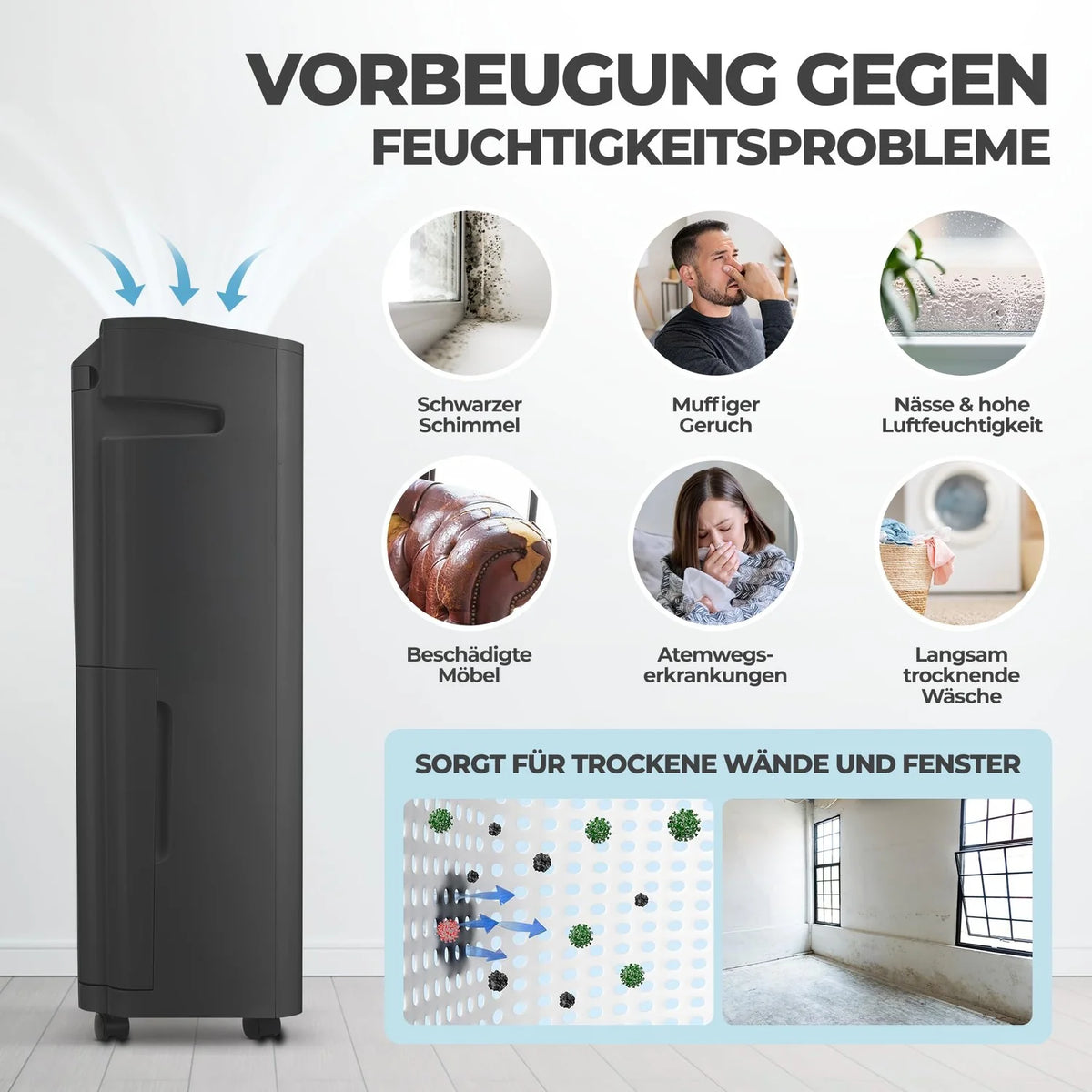 Luftentfeuchter (HEPA + Wifi)