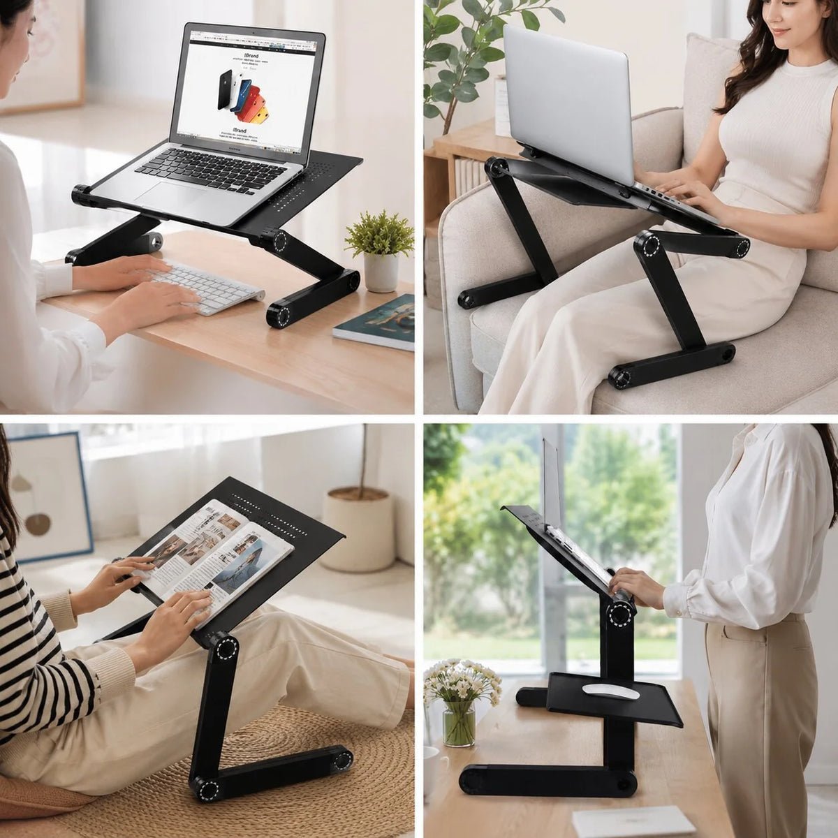 Verstellbarer Laptopständer mit 360 Grad Drehfunktion | Drehpultus