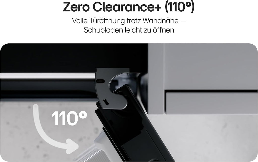 LG GBBS322CEV Fit&Max Kühl-/Gefrierkombination (375 L, Energieklasse C) vollintegrierbar oder freistehend mit FRESHConverter+, DoorCooling+ und Total No Frost, Schwarz