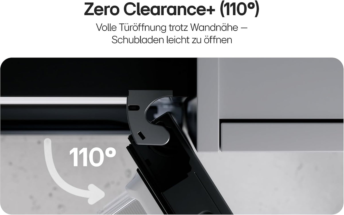 LG GBBS322CEV Fit&Max Kühl-/Gefrierkombination (375 L, Energieklasse C) vollintegrierbar oder freistehend mit FRESHConverter+, DoorCooling+ und Total No Frost, Schwarz
