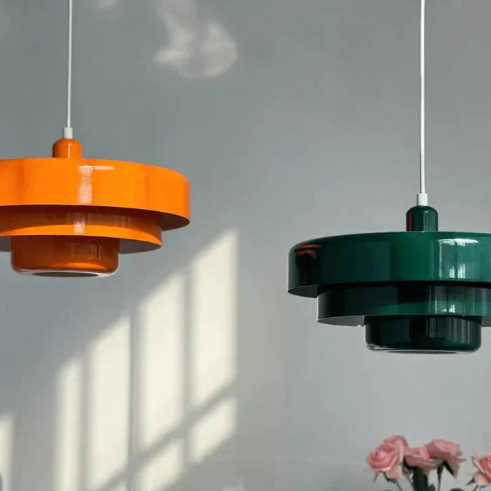 Sandsberg | Vintage LED-Pendelleuchte | Mehrschichtiges Metall im nordischen Design | Mehrere Farben