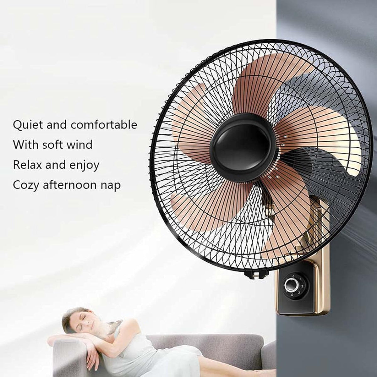 Wandventilator, Wand-Oszillationsventilator, Wandventilatoren, Metall-Wandventilator Zur Kühlung, Industrieller Hochleistungs-Elektroventilator