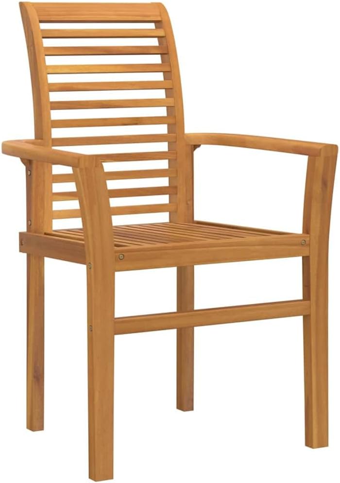 Gartentisch Teak 200x100 cm ausziehbar inkl. 6 Stühle für Balkon & Garten, massives Teakholz, wetterbeständige Outdoor Essgruppe, Modernes Design für Terrasse und Lounge