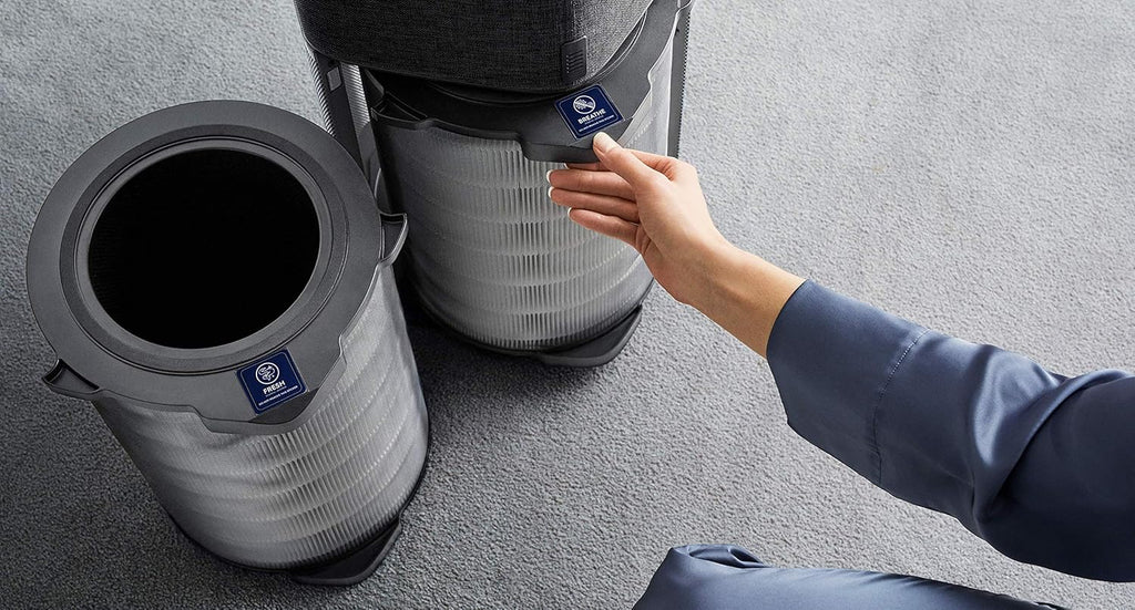 AEG AFDBTH6 Filter BREATHE360 (Passend für AX91-604DG & AX91-604GY Luftreiniger, reduziert 99% der Pollen und 99,9% der Bakterien, reine Luft, optimale Filtration, lange Lebensdauer, grau)