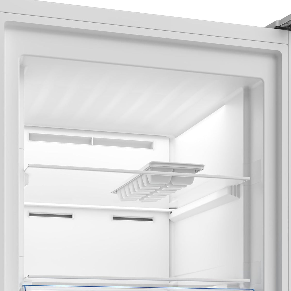 Beko Gefrierschrank B5RFNE295W freistehender Gefrierschrank, 260 l Gesamtrauminhalt, 5 Gefrierschubladen, 2 Gefrierfächer, NoFrost, Türalarm, 38 dB, Weiß
