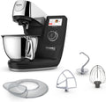 Tefal I-Touch +, Küchenmaschine mit integrierter Waage, Step-by-Step Rezepte, 25 Automatikprogramme, 5,5-Liter-Schüssel, WiFi-Verbindung, 4,3'' Touchscreen, 1200 Watt, Schwarz, QB960DF0