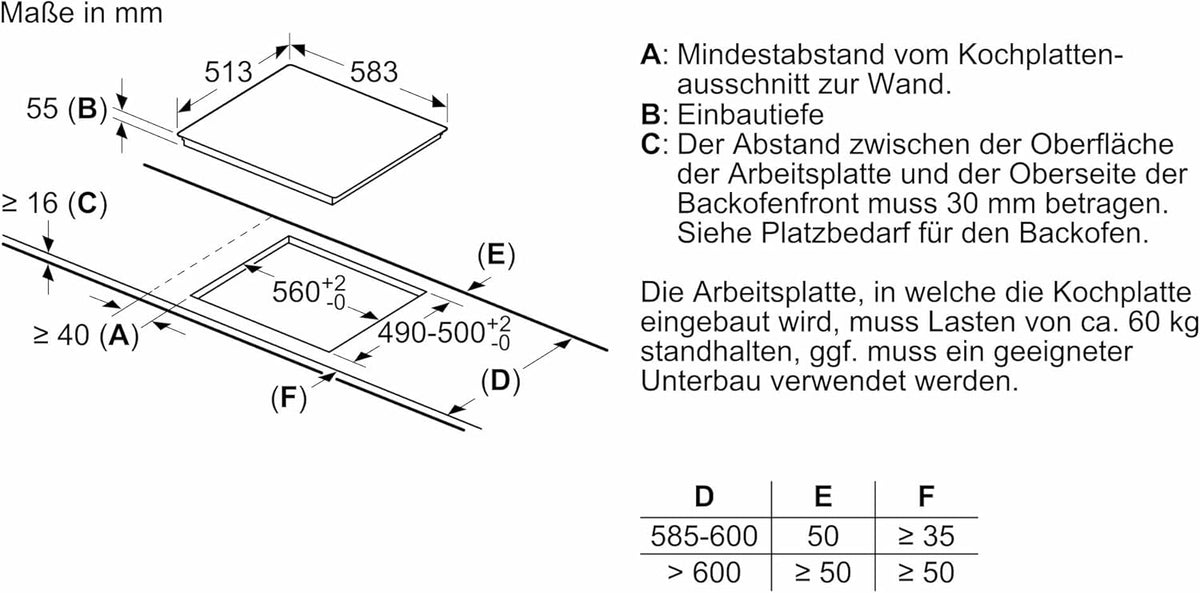 HBD635CS64 Backofen-Set, Einbau-Backofen 60 cm, HBG537BB3, Serie 6, EcoClean, 3D Heißluft, Soft Close, Schwarz & Induktionskochfeld 60 cm, PIF645BB5E Serie 4, PowerBoost, Edelstahlrahmen