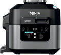 Ninja Speedi Multikocher, 5,7L, 12-in-1 Multicooker, Air fryer Heißluftfritteuse, Slow Cooker Langsamkochen, Grillen, Backen, Schwarz ON500EU