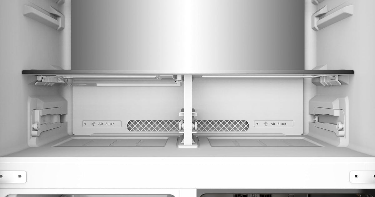 PKM Wolkenstein WCD 595 EWTS NF Cross Door Kühl-Gefrierkombination | 606 L | Mit Weinkühlschrank | Granitoptik | NoFrost | Display mit Touch Control | Triple Fresh mit Moist & Dry Zone