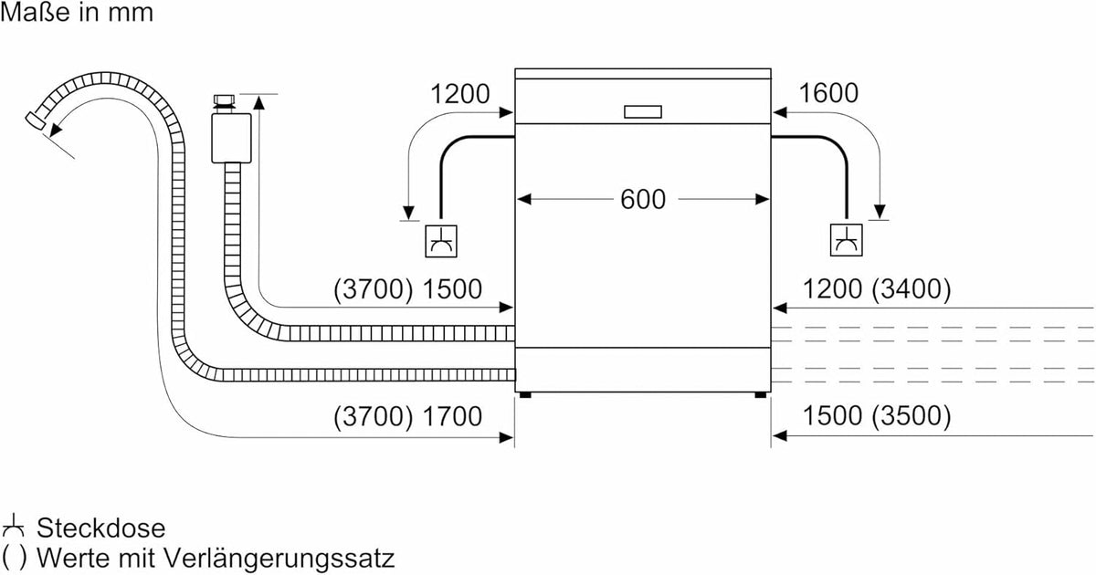 Siemens SN43ES14VE, iQ300 Smarter Geschirrspüler, Unterbau-Spülmaschine mit Besteckschublade, 60 cm, automatische Türöffnung dank autoOpen dry, besonders leise mit iQdrive-Motor, aquaStop, Edelstahl