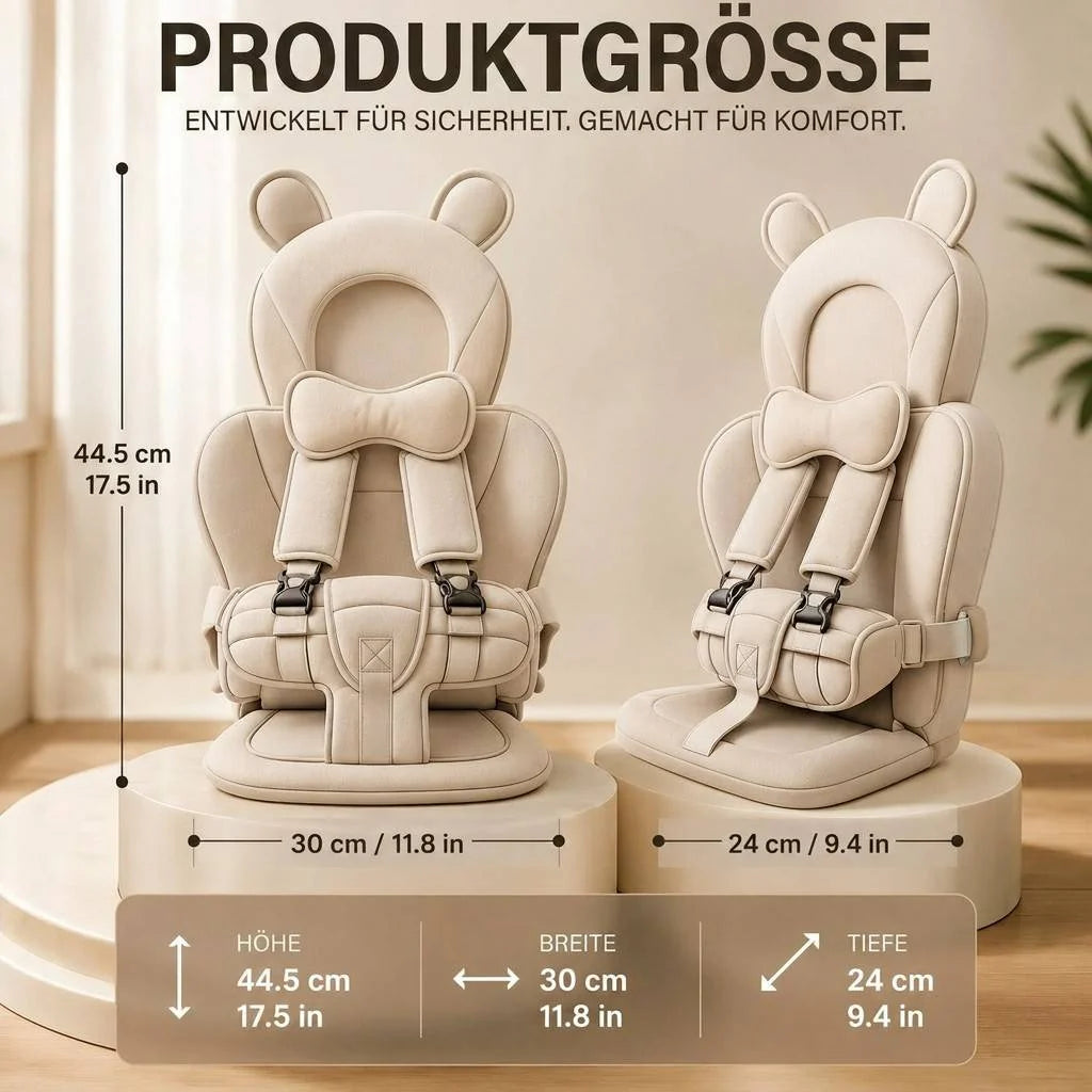 Kinderautositz im Bären Design | Flauschwacht
