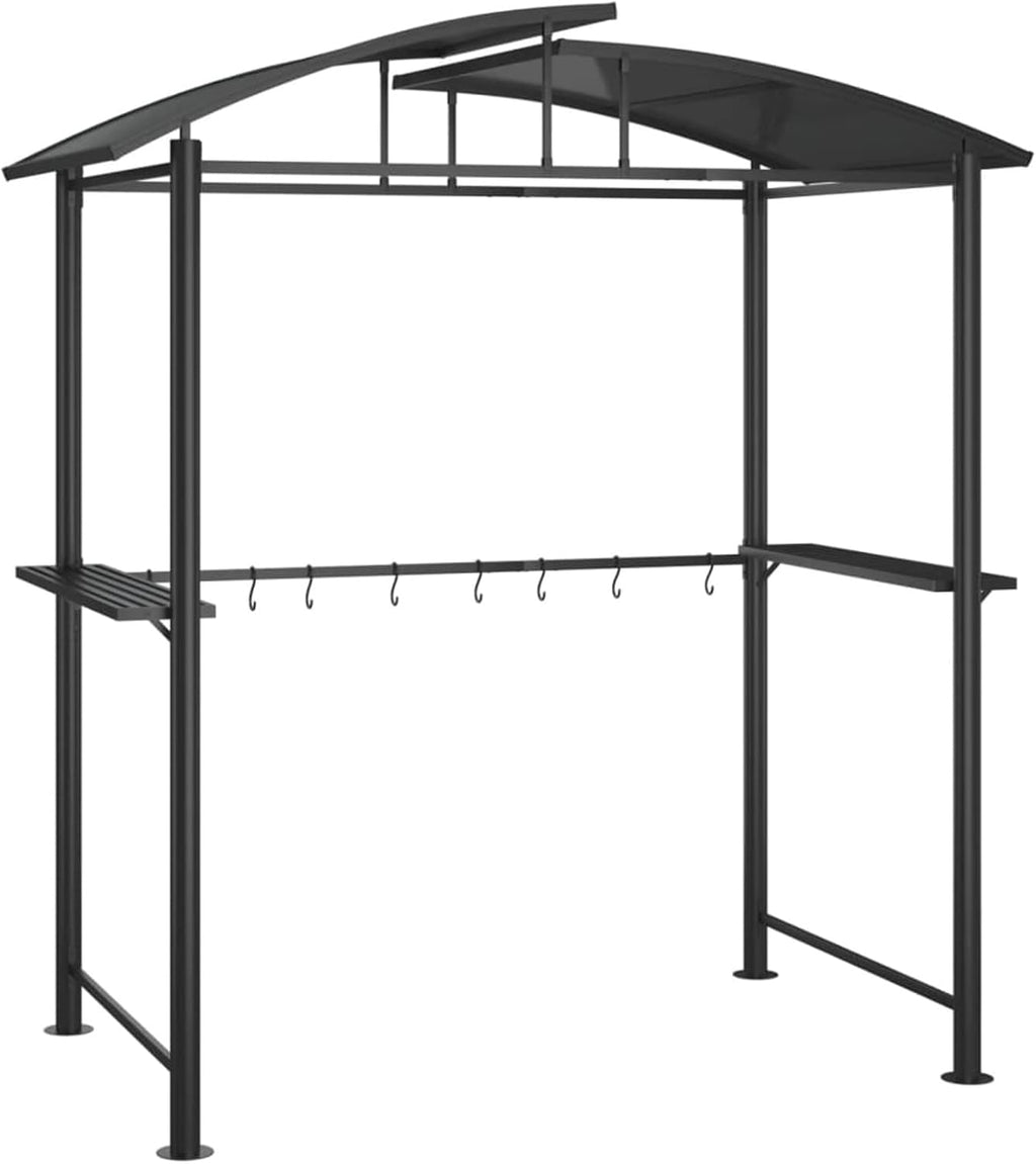Festnight Grill Pavillon Wasserdicht 210x114x230 cm Grillpavillon Grill Unterstand Outdoor Grillhütte Grillunterstand Wetterfest BBQ Gartenlauben Winterfest Garten Terrasse