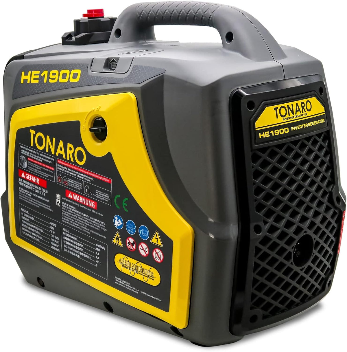 Stromgenerator Dual Fuel Inverter - mobiler 2300 Watt Stromerzeuger Benzin LPG Gas Generator - 4 Takt Notstromaggregat mit AVR-System - Leise Leicht Kompakt - Parallelbetrieb möglich