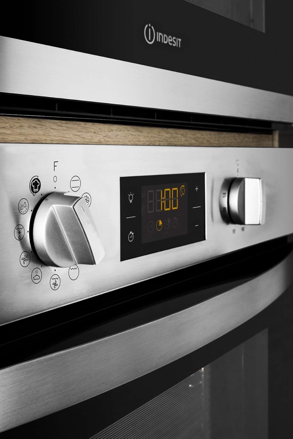 Privileg PBWR6 OH5F IN Einbau-Backofen/ Energieffizienzklasse A/ 71 L/ Hydrolyse-Reinigungsfunktion/ Multifunktions-Umluftbackofen Mit 7 Funktionen/ Edelstahl/ Turn&Go/ Click&Clean