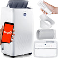 Berdsen Mobiles Klimagerät 5-in-1 14000 BTU - Kühlung, Heizung, Entfeuchtung, Ventilation, Schlafmodus - Tuya Smart App - Energieeffizient