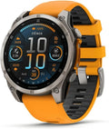 Amoled Smartwatch Fenix 8-47 mm | Bis zu 29 Tage Akkulaufzeit | Die ultimative Smartwatch mit integrierter LED-Taschenlampe, Gesundheitsüberwachung