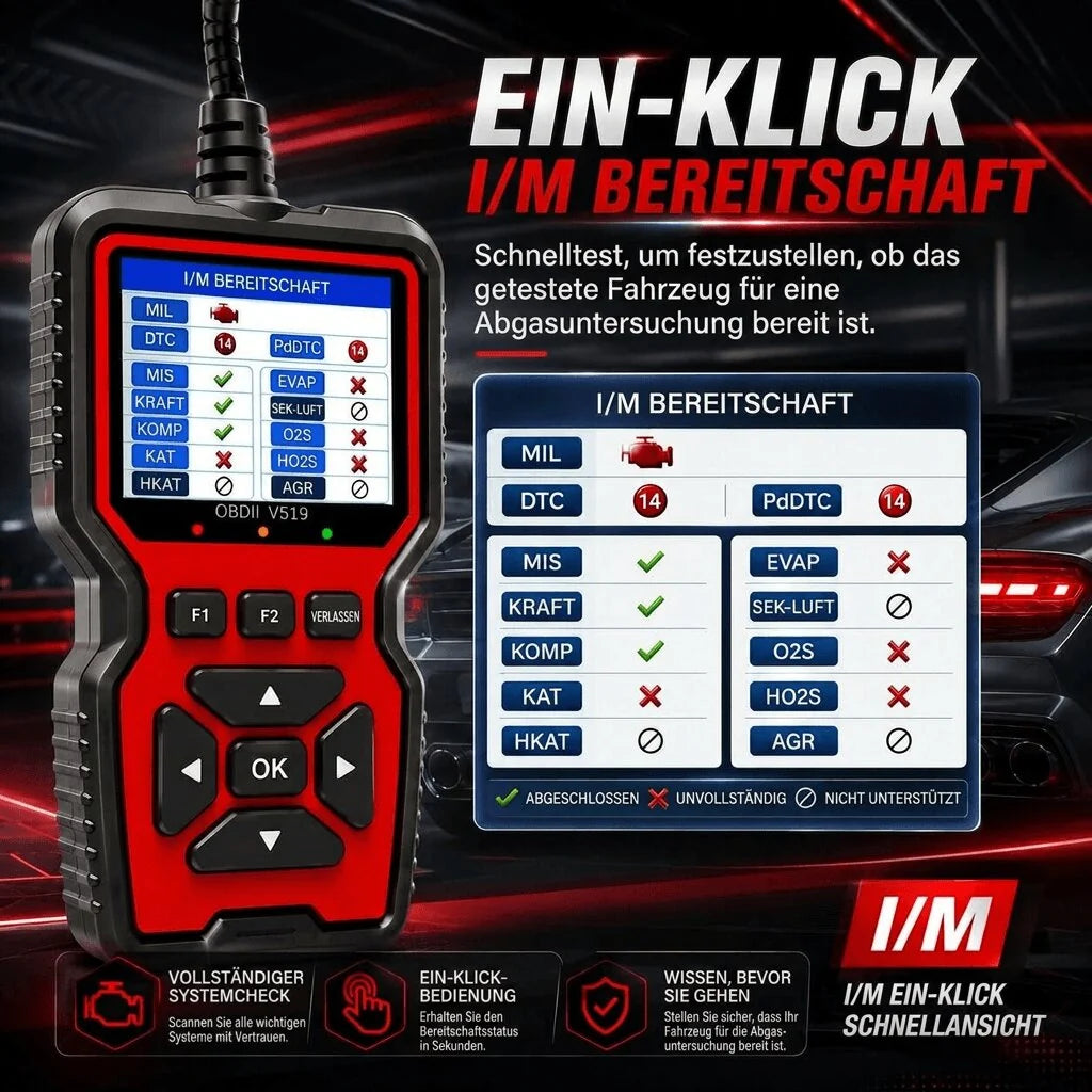 OBD2 Diagnosegerät mit Live Daten | Motordiagnost