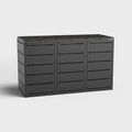 Dagobert Mülltonnenbox 3er Set für 240L | verzinkter Stahl | robuste Mülltonnenverkleidung | Müllbox, Müllhaus | verwendbar als Paketbox | Box für Mülltonnen