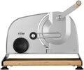 ritter Allesschneider amano 5, manueller Allesschneider mit leichtgängiger Handkurbel, made in Germany, silbermetallic