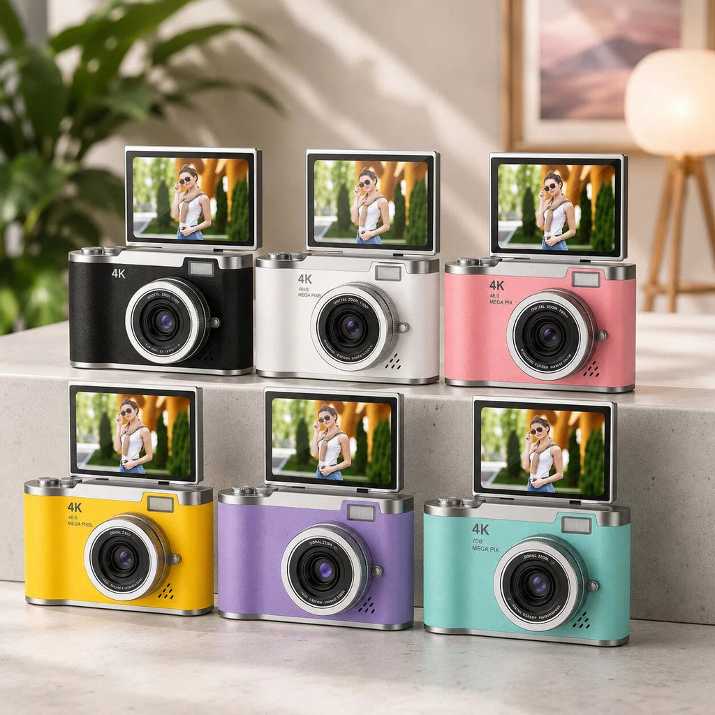4K Digitalkamera mit Klappdisplay | Kronlinse