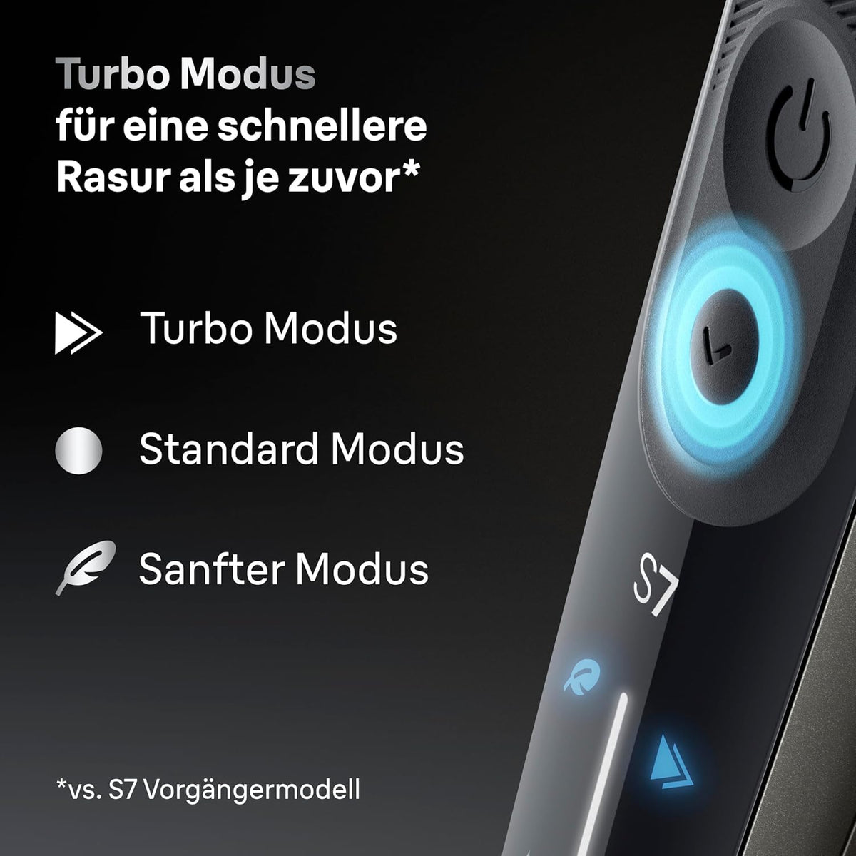 Braun Series 7 Rasierer Herren Elektrisch, Elektrorasierer, 60 Min. Akku, 4in1 SmartCare Center, +2 Aufsätze, Kabelloser Nass- & Trockenrasierer Männer, Wasserdicht, Made in Germany, 72-C7650cc, Gold