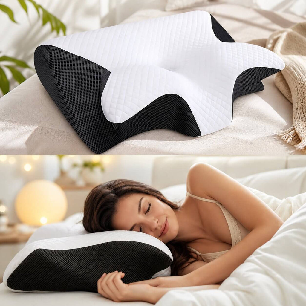 Ergonomisches Nackenkissen aus Memory Foam | WirbelSamt
