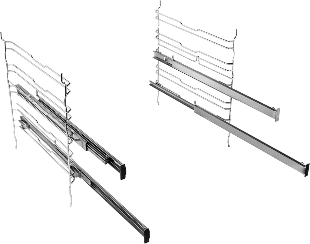 Bauknecht HEKO 566 Pyro Herd-Kochfeld-Kombination /Glaskeramik-Kochfeld (60 cm) / Pyrolyse-Selbstreinigungssystem / Multi-Level-Kochen / Backauszug mit 2 Ebenen, Schwarz
