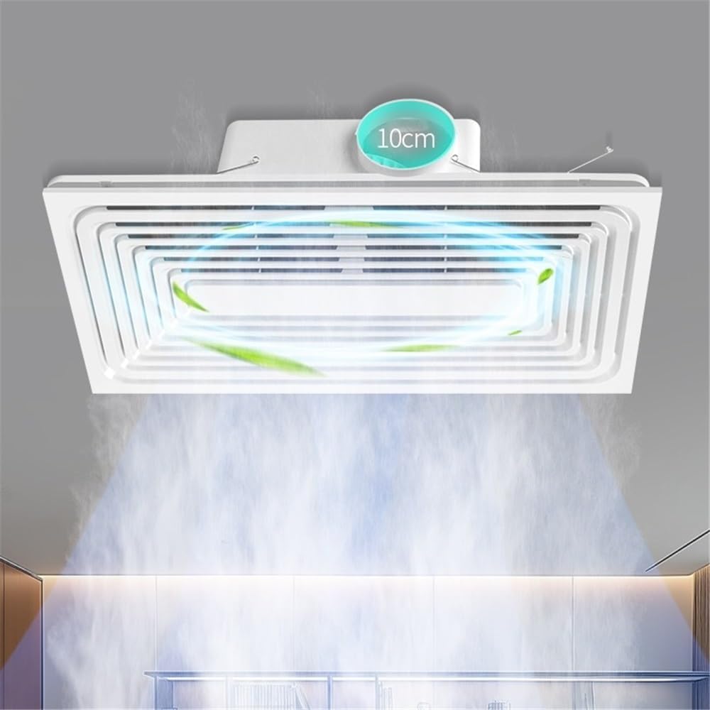 Lüftungsventilatoren Beleuchtung 2-in-1 Badezimmer Küche Hochleistungs-Ventilator 30x60cm Universal Deckenventilator Abluftventilator