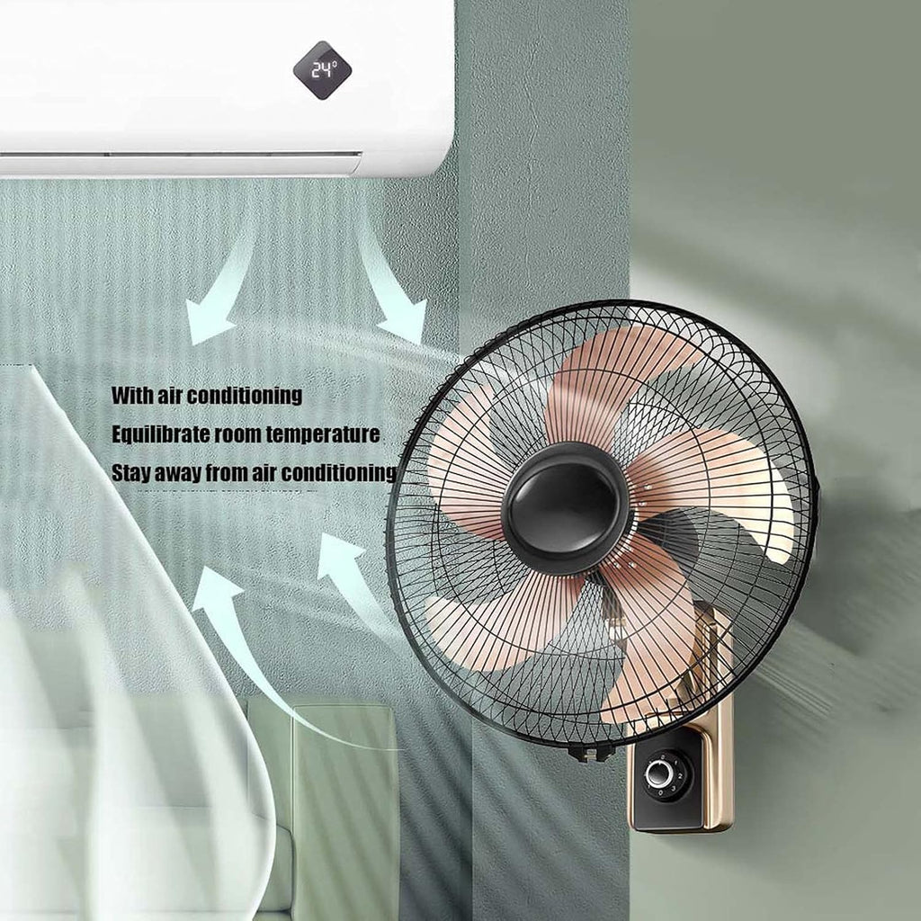 Wandventilator, Wand-Oszillationsventilator, Wandventilatoren, Metall-Wandventilator Zur Kühlung, Industrieller Hochleistungs-Elektroventilator