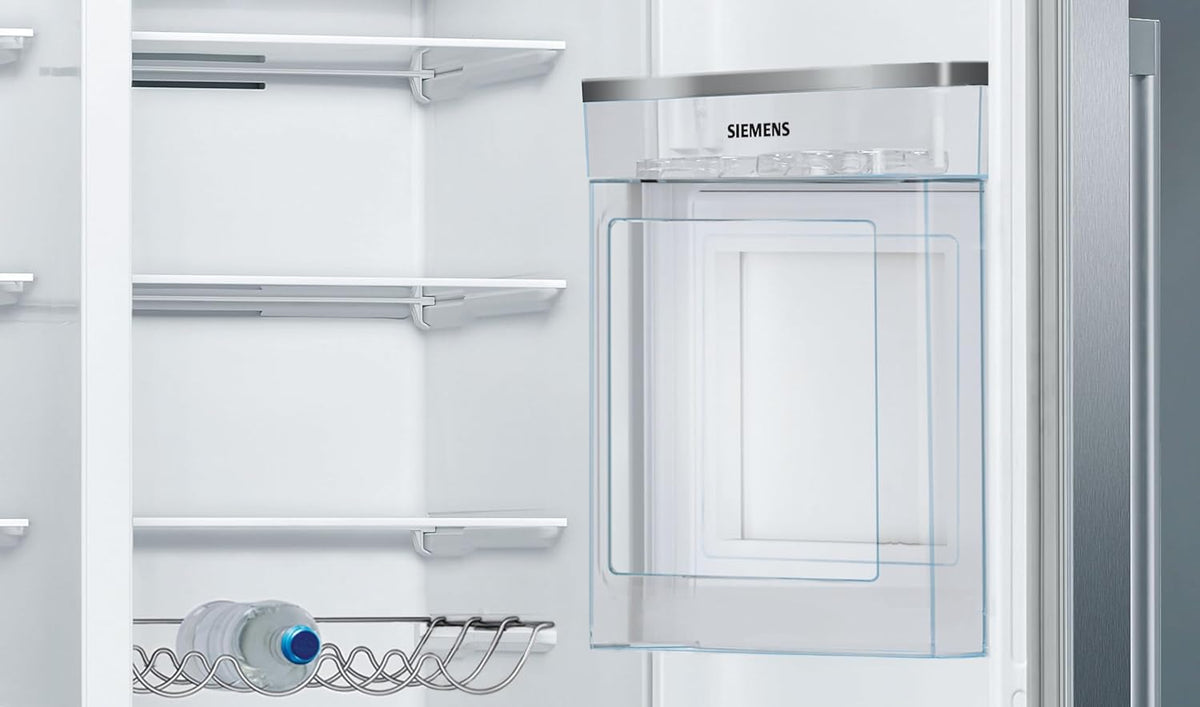 SIEMENS KF96NVPEA iQ300 Multi-Door-Kühlschrank, 183 x 91 cm, 405 L Kühlen & 200 L Gefrieren, hyperFresh längere Frische, noFrost nie wieder abtauen, superCooling schnellere Kühlung