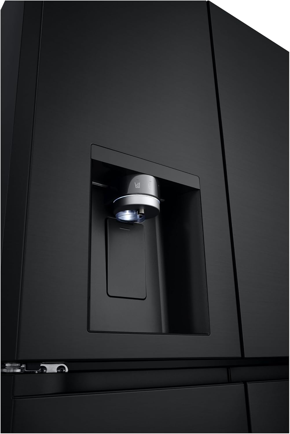 LG GML861EPPE SLIM Side-by-Side Kühlschrank mit Gefrierfach (506 L, Energieklasse E) mit Eis- und Wasserspender, UVNano, Total No Frost, Silber