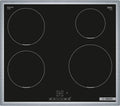 BOSCH PIE645BB5E Induktionskochfeld Serie 4, autarkes Glaskeramik-Kochfeld 60 cm breit, TouchSelect, PowerBoost, ReStart, Umlaufender Rahmen, Timer mit Abschaltfunktion, Schwarz