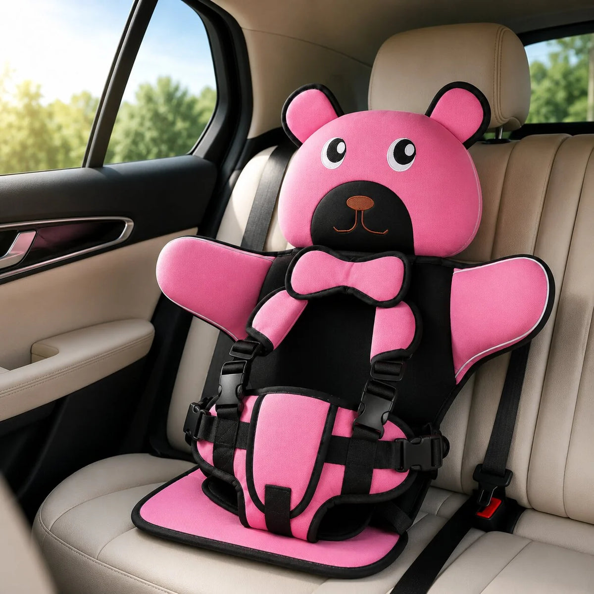 Kinderautositz mit Bär Design | BärenSamt