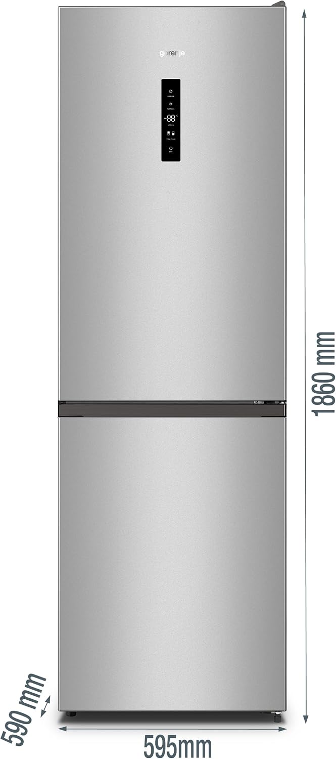 Gorenje NRK619CAXL4 Kühl-Gefrierkombination Edelstahl
