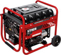 STIER Inverter Stromerzeuger SNS-500 5,0 kW 75 dB(A), Stromgerenator Benzin, Notstrommaggregat, wartungsarm, für den Außenbereich, zum Laden von Batterien geeignet, kompakt