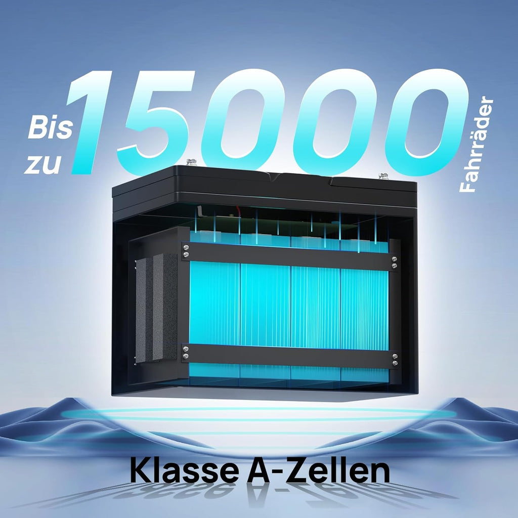 ECO-WORTHY 12V 100Ah LiFePO4 Bluetooth mit 12/24V 20A Ladegeräte,Lithiumbatterie 12V 100AH mit BMS Low Temperature Schutz für Wohnmobil,Boot,Wohnwagen