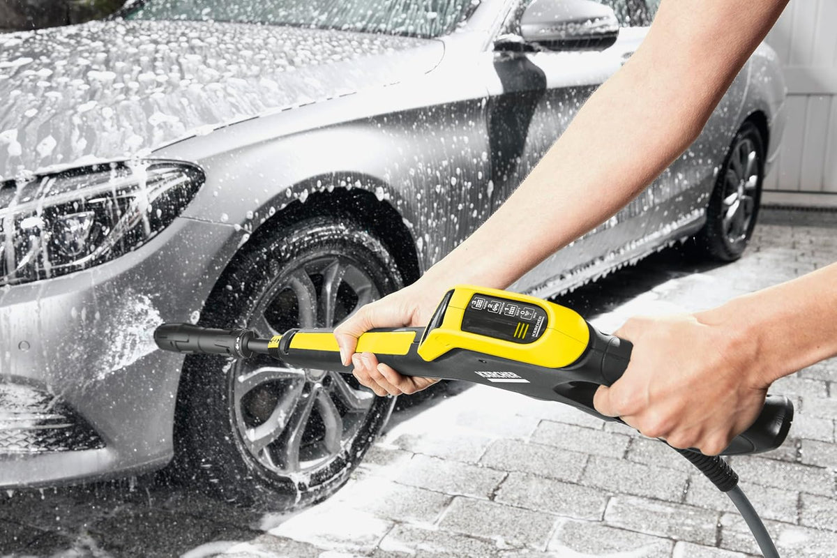 Kärcher Hochdruckreiniger K 5 Power Control Flex Home & Brush Anniversary Edition, max. 145 bar, 500 l/h Fördermenge, Hochdruckschlauch und -Pistole, Dreckfräser, Strahlrohr, Home & Brush Kit