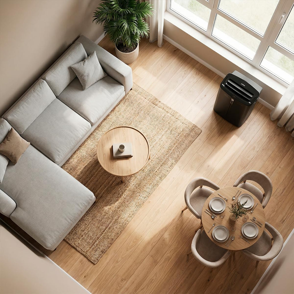 Cecotec Mobile Klimageräte ForceClima 12600 Nux Heating Connected. 12000 BTU, Heizfunktion, WLAN, 5 Modi, 3 Stufen, bis 30 m², Entfeuchter 28 L/Tag, LED-Display, Timer, R290, Energieklasse A