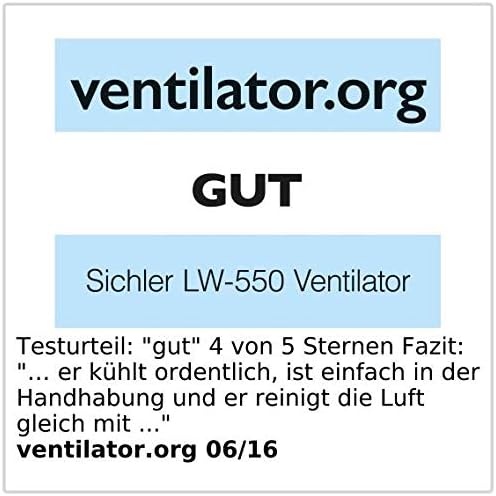Sichler Haushaltsgeräte Kühllüfter Wohnung: Verdunstungs-Luftkühler LW-550 mit Ionisator und Timer, 20 l, 110 Watt (Wasserverdunster Kühlung, Raumkühler mit Ionisator, Air)