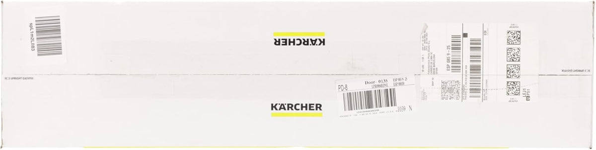 Krcher Dampfreiniger SC 3 Upright EasyFix, Aufheizzeit: 0,5 min., Flchenleistung: ca. 60 m, Tank: 0,5 l, Heizleistung: 1.600 W, mit Bodendüse, Bodentuch, Teppichgleiter, Entkalkungskartusche