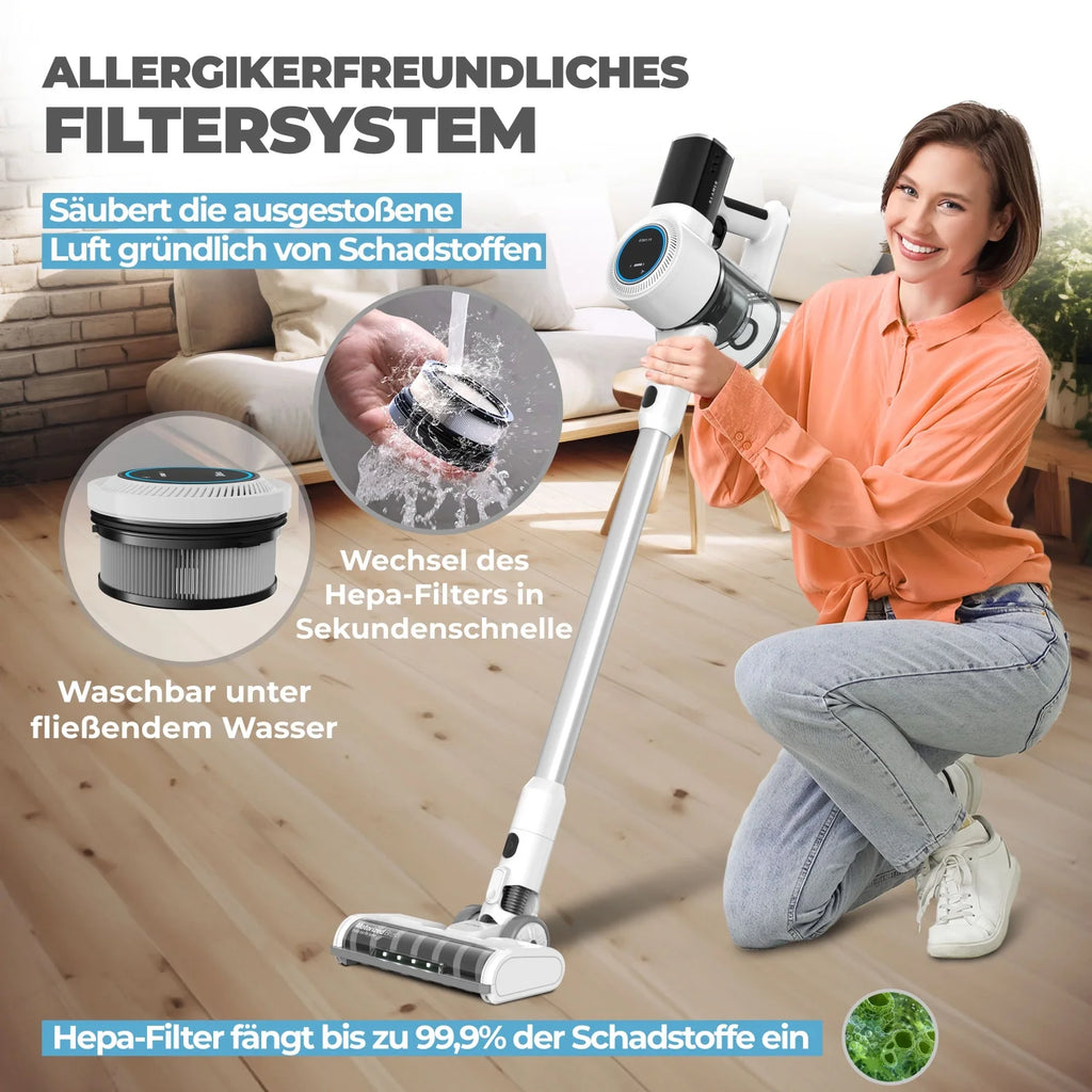 Akkustaubsauger 420 Weiß