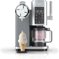 Ninja CREAMi Scoop & Swirl Ice Cream Maker and Ice Cream Yogurt Maker with 2 Tubs, 13 Functions, Makes Ice Cream, Creamy Ice Cream, Gelato, Sorbet, Smoothie and More, Bonus Option, Silver, NC701EU