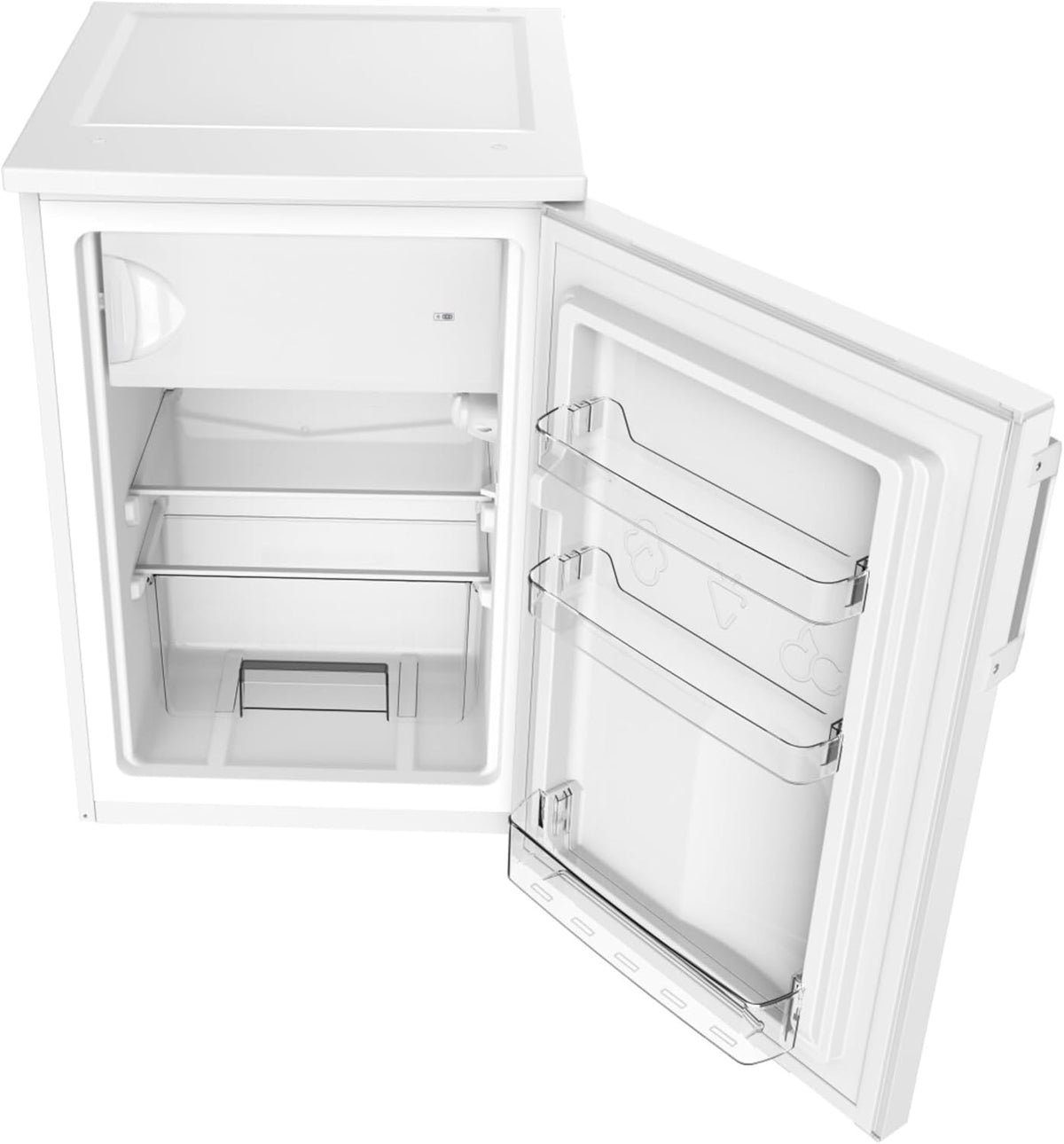 Amica KS 361 300 W Kühlschrank mit Gefrierfach/EEK: C / 107 L Nutzinhalt / 85cm hoch/weiß