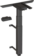 WallDesk höhenverstellbarer Wandtisch - Elektrisches Gestell - Höhe 59-125cm - Breite 55cm - Schwarz - Mit Speicherfunktion